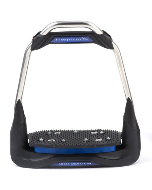 FREEJUMP AIR'S Stirrups Navy: Horse Riding Equestrian Stirrups with Shock Absorption & Grip