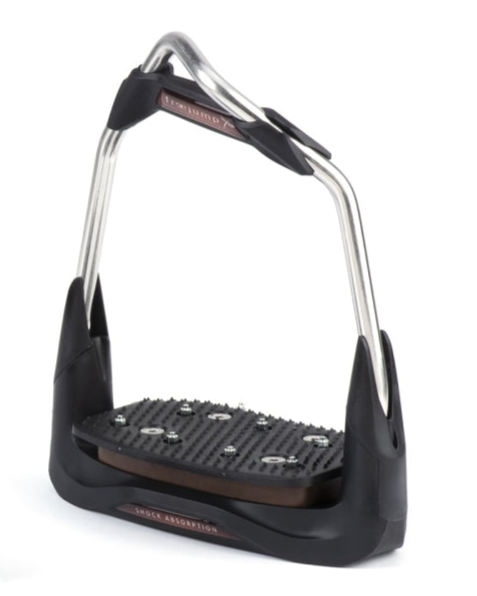 FREEJUMP AIR'S Choco Stirrups: Equestrian Iron with Shock Absorption & Superior Grip - Equiflair