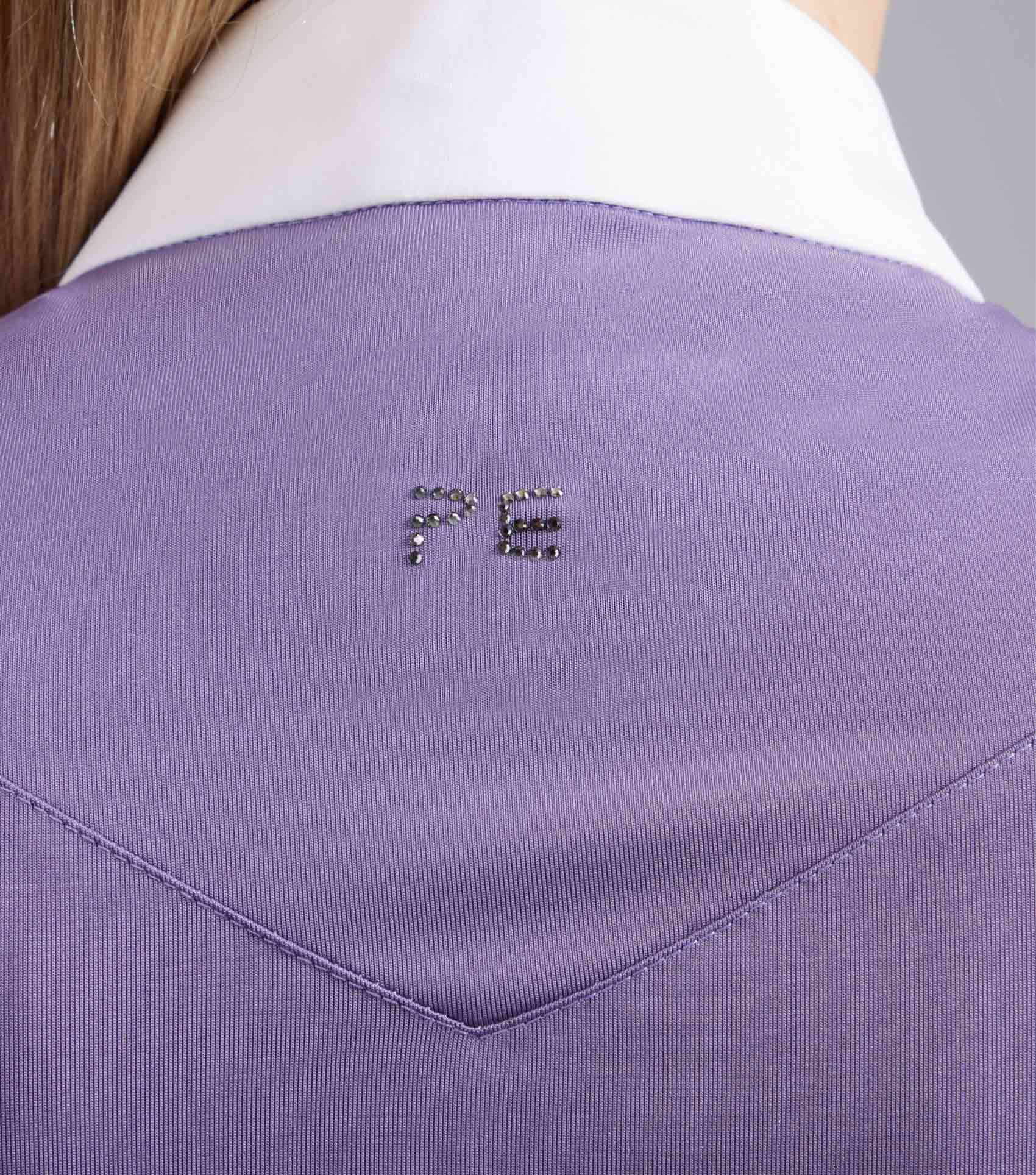 PREMIER EQUINE Alani Amethyst Riding Top | Womens Equestrian Apparel | Short Sleeve Technical Shirt | Equiflair