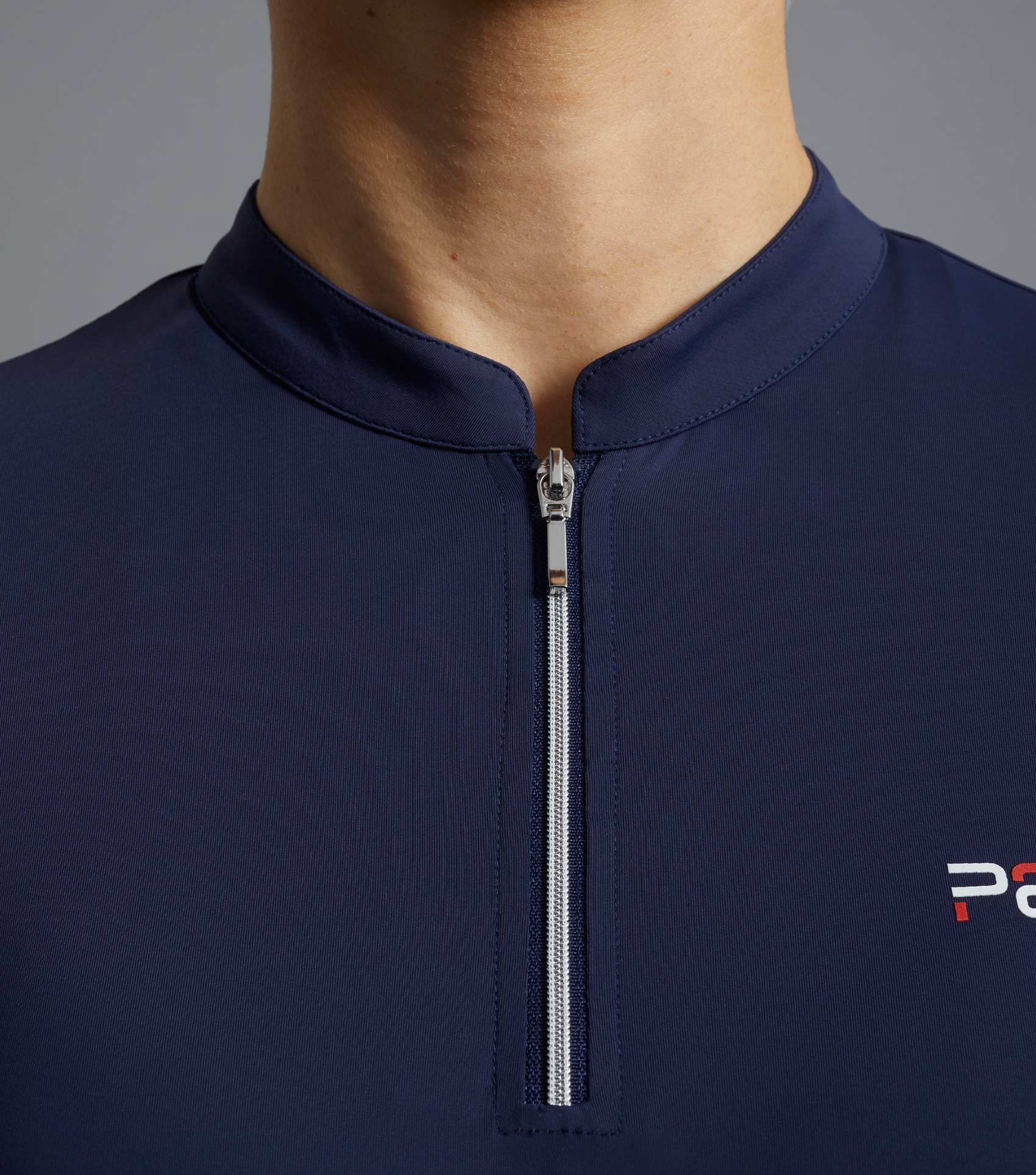 PREMIER EQUINE Alito Ladies Sleeveless Riding Top - Navy: Technical Equestrian Shirt with 1/4 Zip & Stretch Fabric