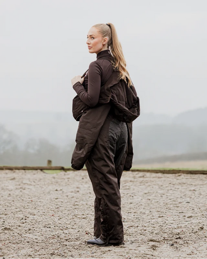 EQUIDRY Women's All-In-One Jumpsuit Brown