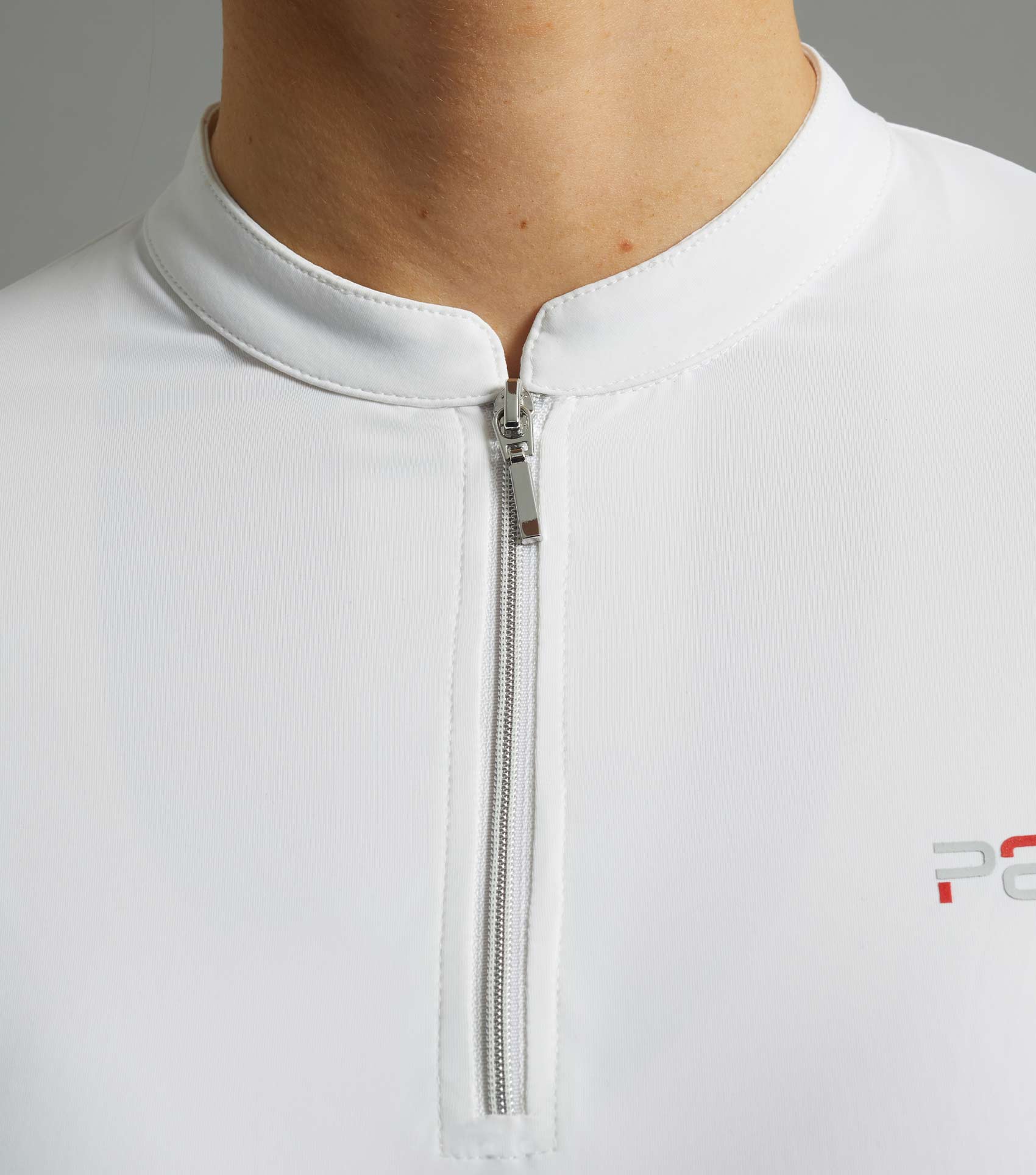 PREMIER EQUINE ALLEGRA Ladies White Riding Top Short Sleeve | Stylish Equestrian Apparel