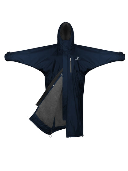 EQUIDRY EVOLUTION Men's Navy Fleece Coat - Waterproof & Warm Outerwear - Jackets & Coats Clothing…