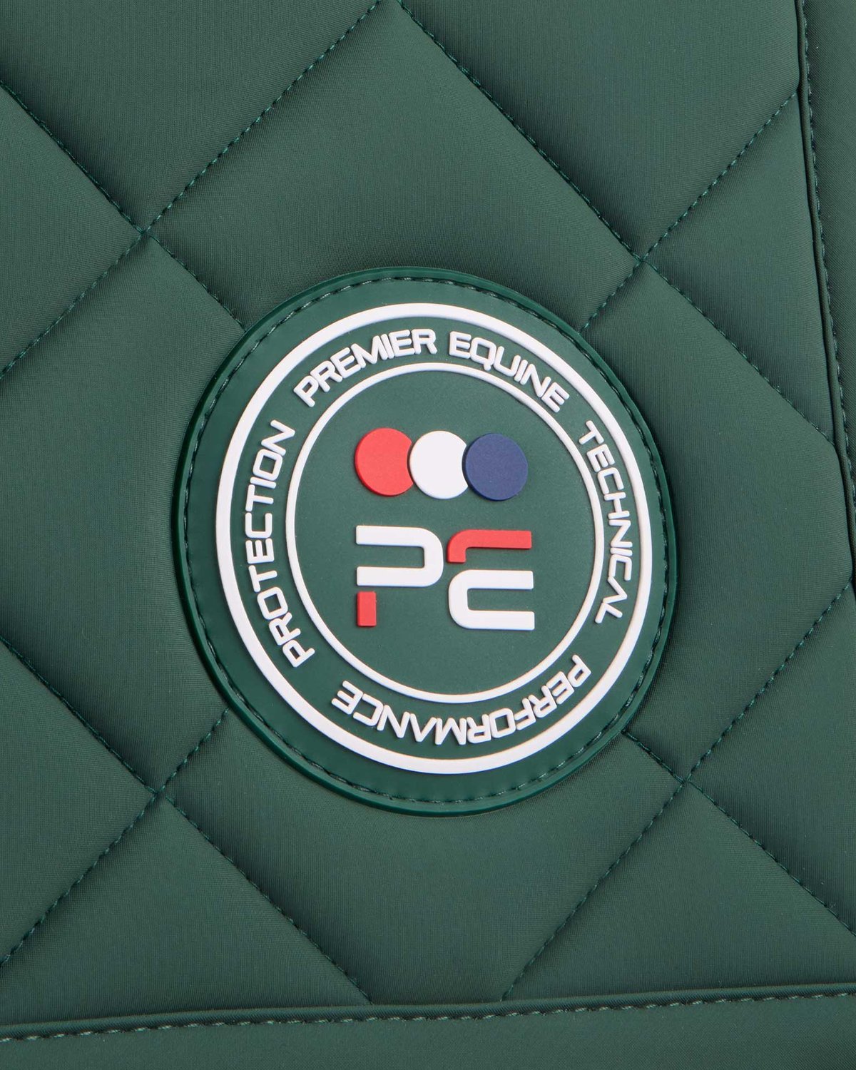 Premier Equine Atlas Dressage Square Green: Close Contact, High Wither Cut Saddle Pad