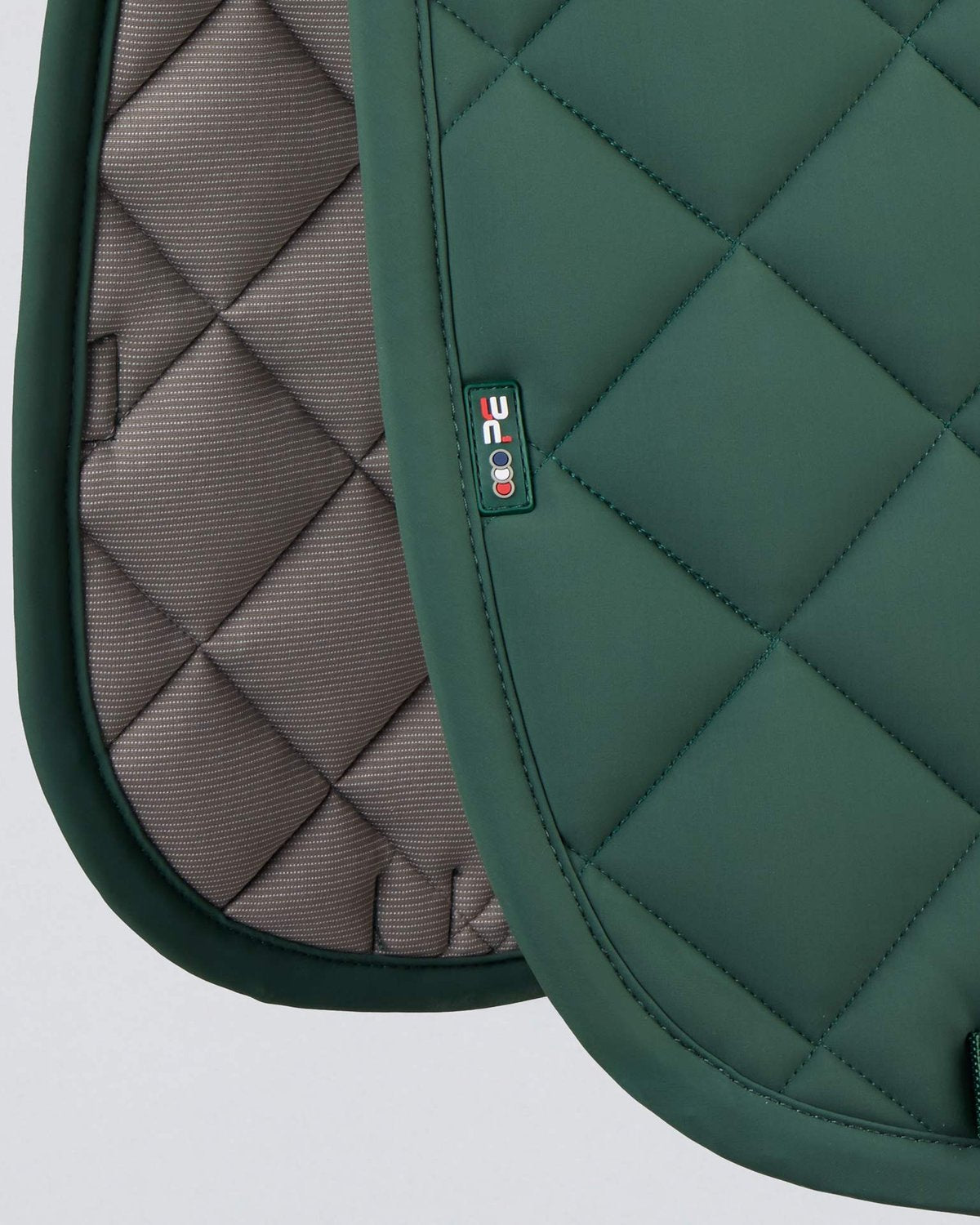 Premier Equine Atlas Close Contact Dressage Saddle Pad - Green - Equiflair - Quilted Design