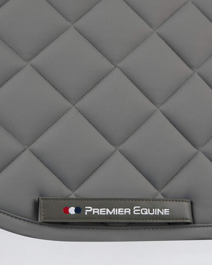 PREMIER EQUINE Atlas Grey Dressage Saddle Pad - Equestrian Comfort & Style