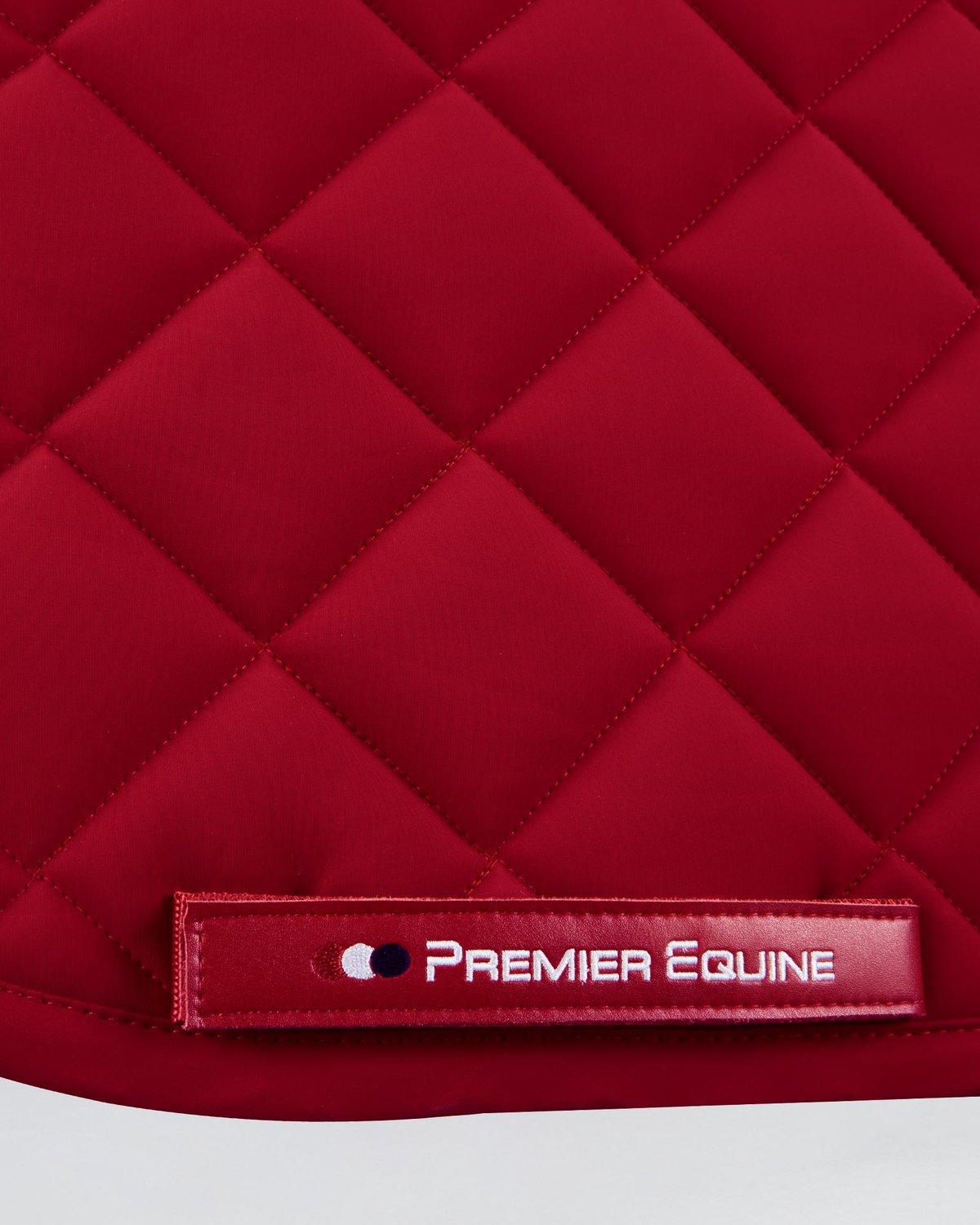 Red Premier Equine Atlas Dressage Saddle Pad - Quilted Close Contact Design
