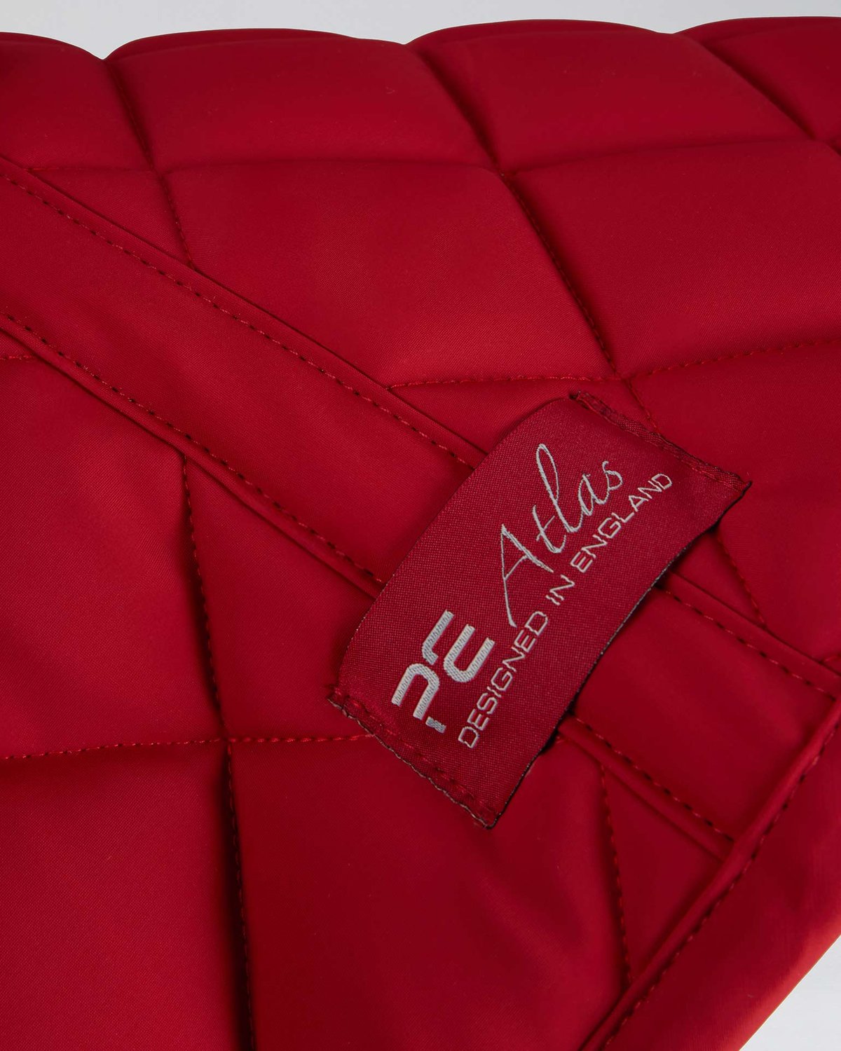 PREMIER EQUINE ATLAS Red Dressage Square Saddle Pad - High Quality Equestrian Gear