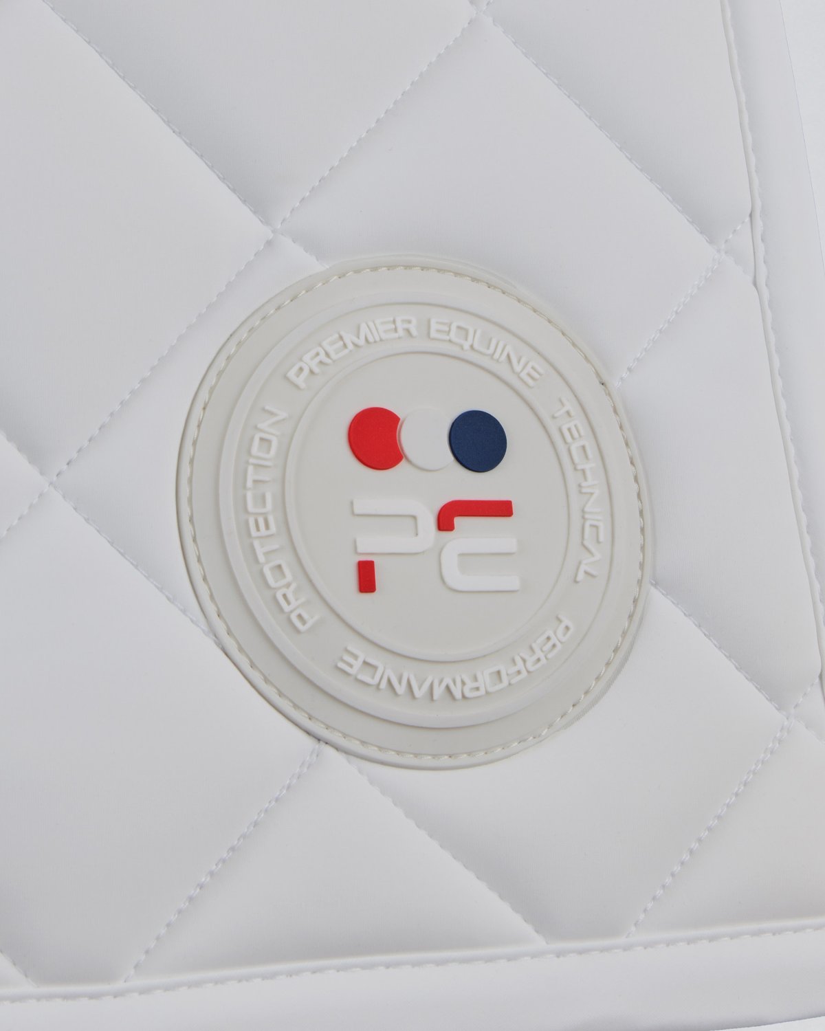 PREMIER EQUINE ATLAS Close Contact Dressage Square White - Equiflair Saddle Pad