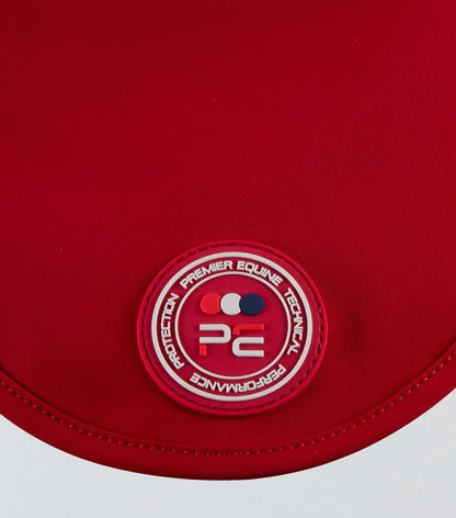 Premier Equine Atlas Ear Bonnet Red