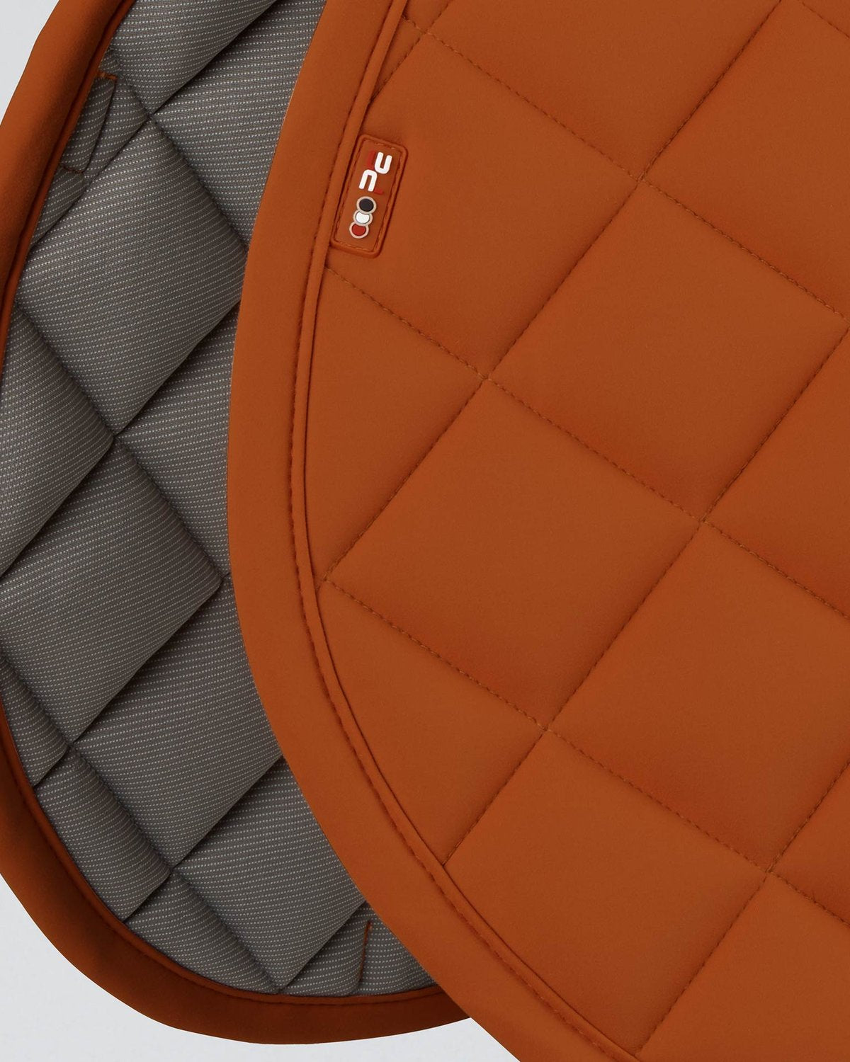 Premier Equine Atlas Close Contact GP/Jump Saddle Pad - Burnt Orange. High Wither, Bamboo Lining. Shop Equiflair Quality Equestrian Gear