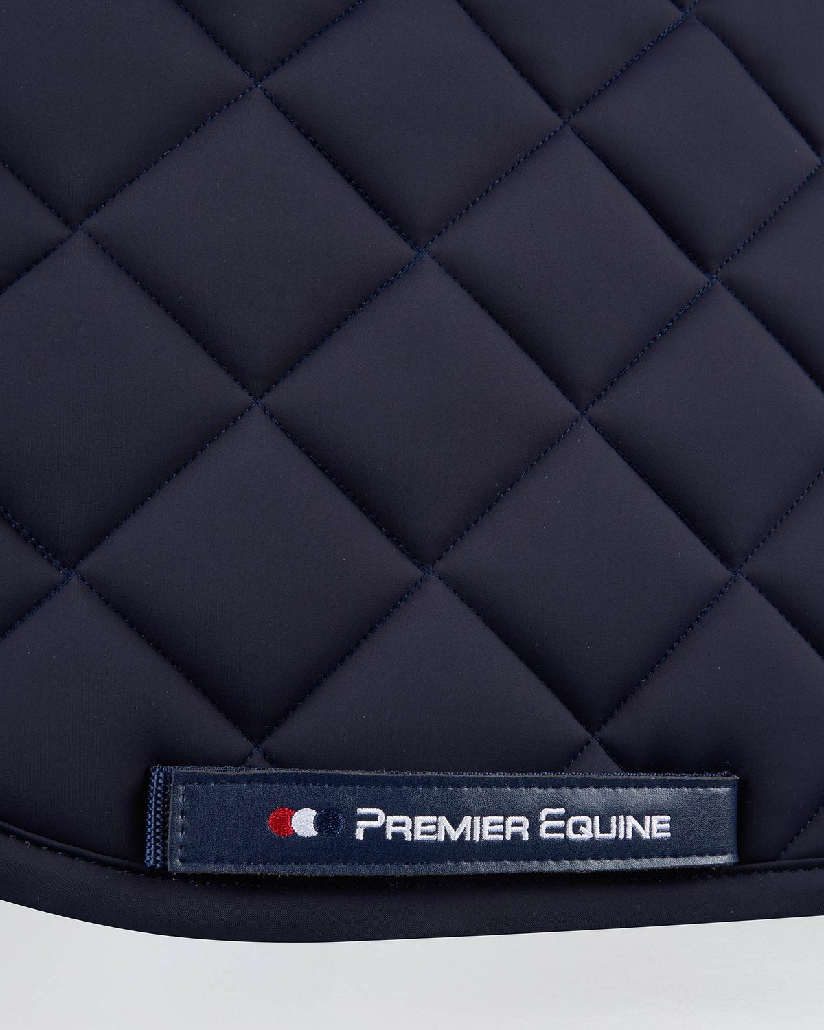 PREMIER EQUINE Atlas Close Contact GP/Jump Square Navy Saddle Pad | Comfortable Horse Riding Tack