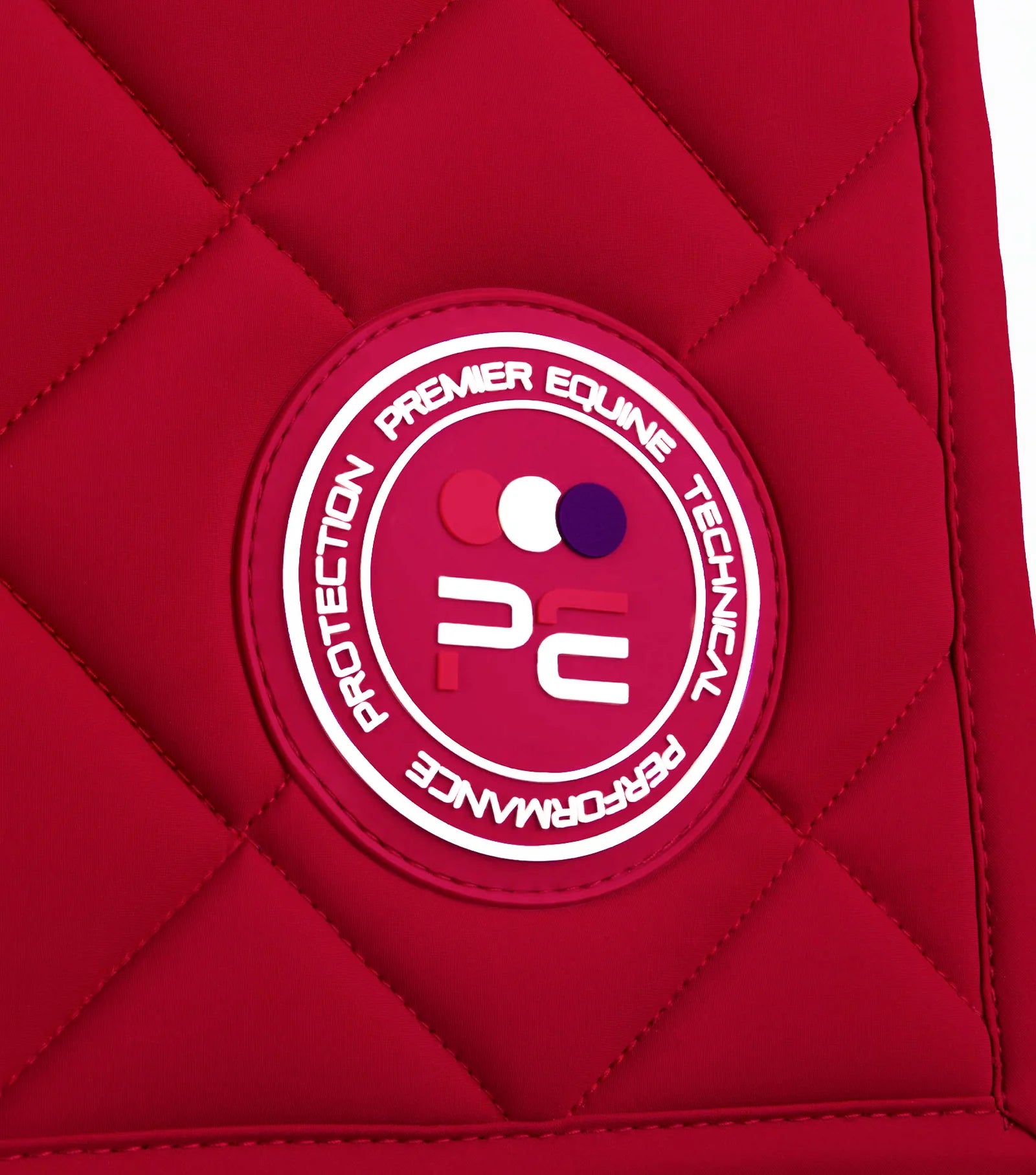 Premier Equine Atlas Close Contact GP/Jump Square Red