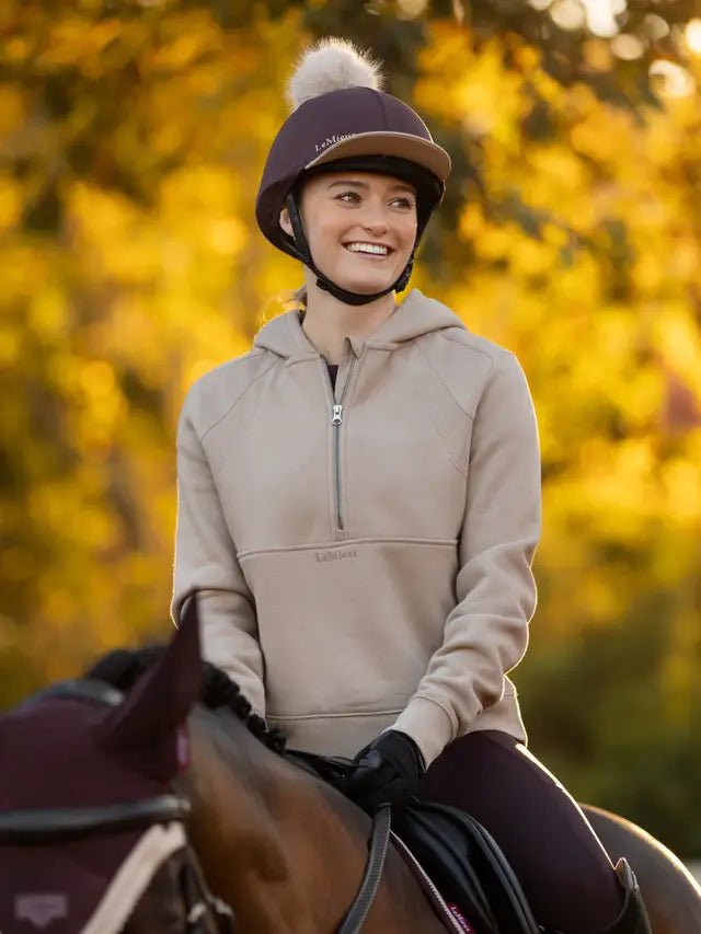 LeMieux Henrietta Half Zip Hoodie Almond