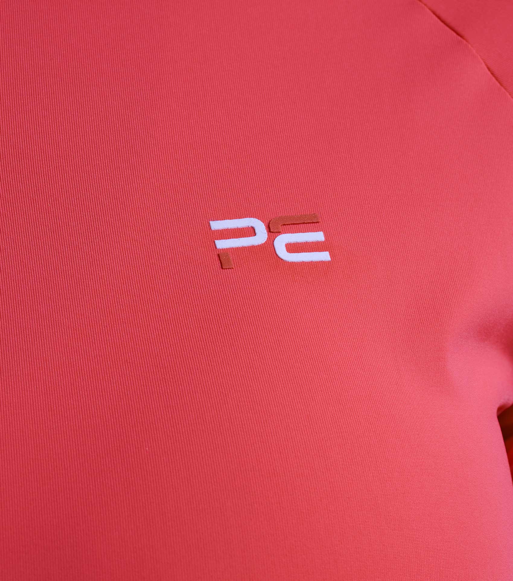 PREMIER EQUINE AURA Ladies Short Sleeve Riding Top - Pink, Breathable Equestrian Shirt