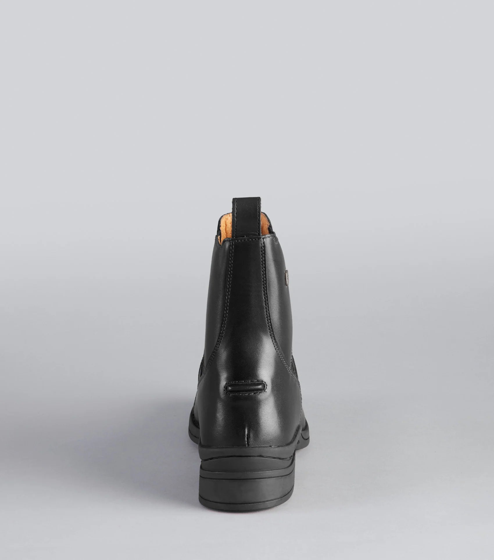 PREMIER EQUINE Balmoral Black Leather Riding Boots Back View | Equestrian Paddock Boots