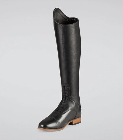 Premier Equine Ladies Black Leather Field Riding Boots - High-Quality Equestrian Footwear