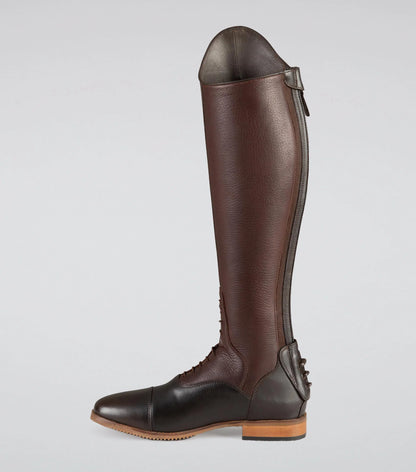 Premier Equine Ladies Leather Field Tall Riding Boots - Brown, Equestrian Boots
