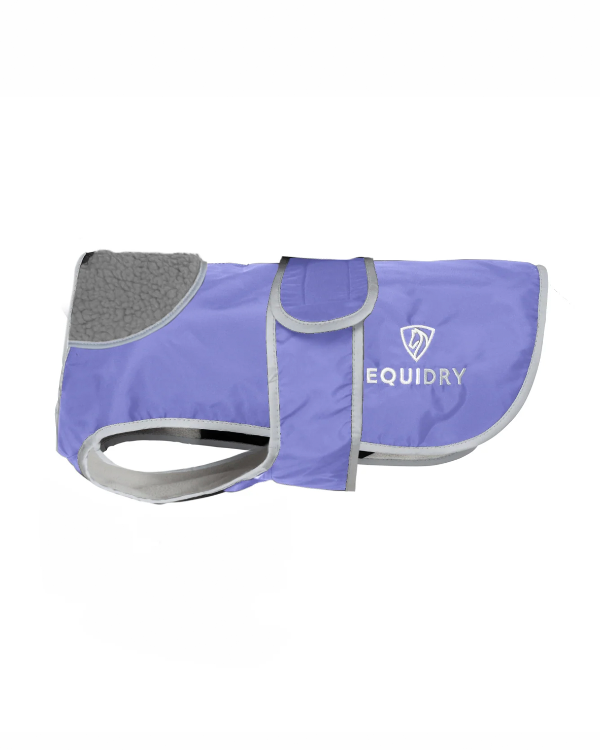 EQUIDRY Waterproof Dog Coat Blue Lilac/Grey