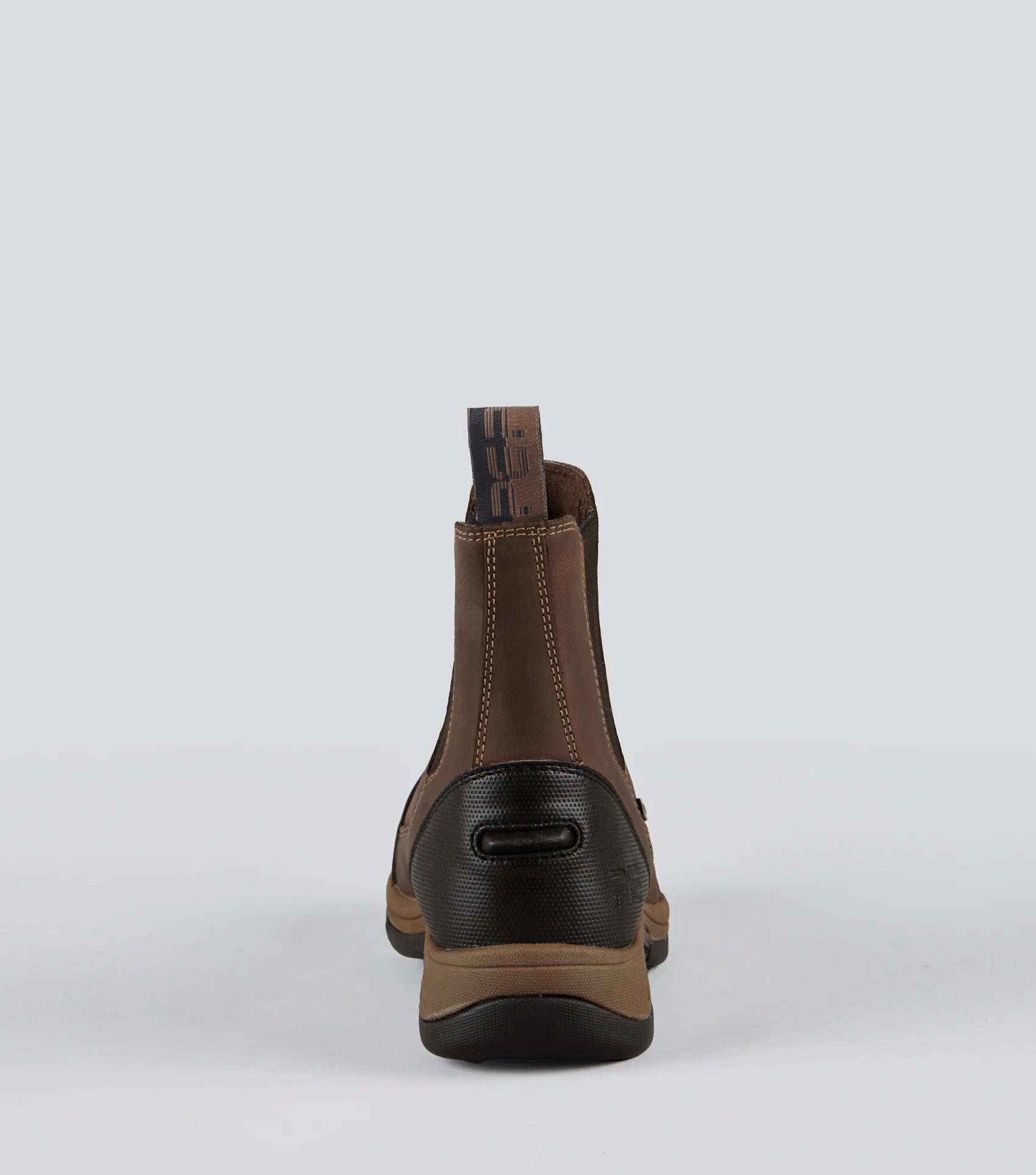 Premier Equine Borelli Brown Waterproof Chelsea Boot Rear View | Equiflair