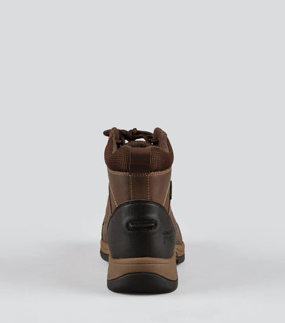 PREMIER EQUINE Borelli Brown Waterproof Laced Boot - Equiflair: Durable Leather Riding & Outdoor Boot