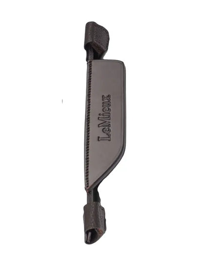 LeMieux Leather Bridle Blinkers - Brown Equestrian Horse Riding Showjumping Vision Enhancing FEI Compliant