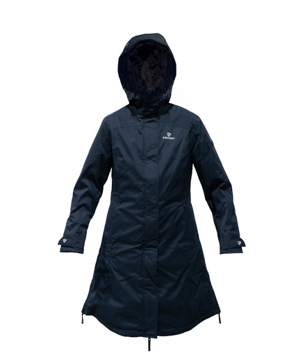 EQUIDRY Bronte Waterproof Riding Coat Girl's Navy