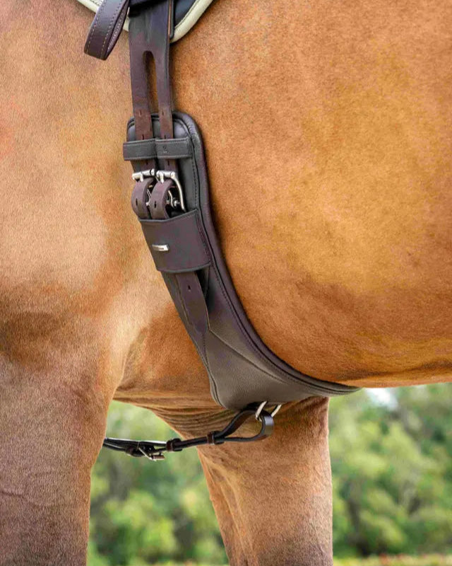 LeMieux Arika Contoured Dressage Girth Brown