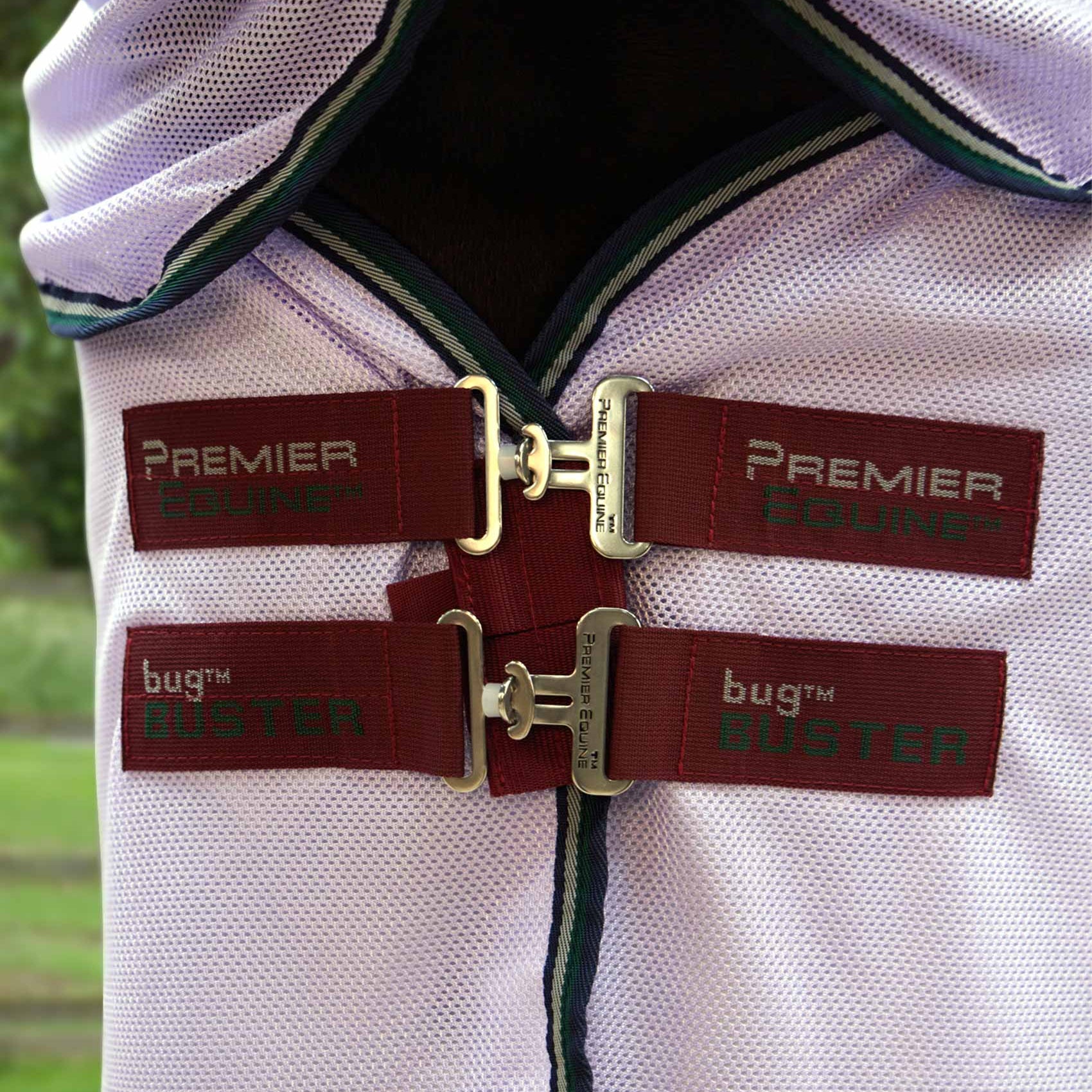 Premier Equine Bug Buster Fly Rug with Detachable Neck and Belly Flap Lavender
