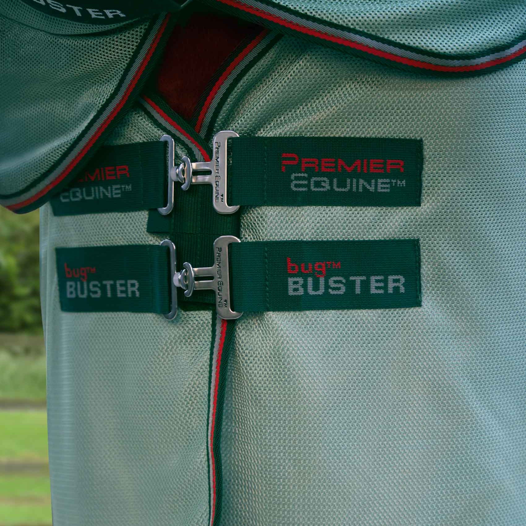 Premier Equine Bug Buster Fly Rug with Detachable Neck and Belly Flap Mint Green