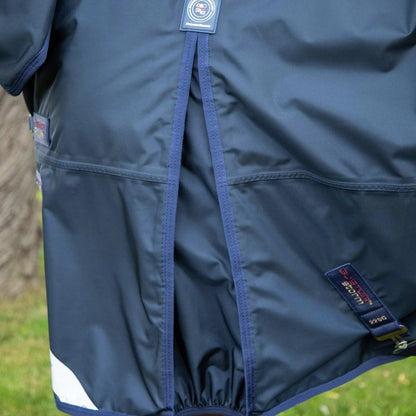 Premier Equine Buster Storm 220g Combo Turnout Rug with Classic Neck Navy