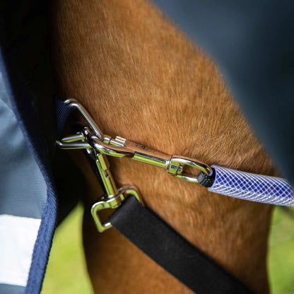 Premier Equine Buster Storm 220g Combo Turnout Rug with Classic Neck Navy