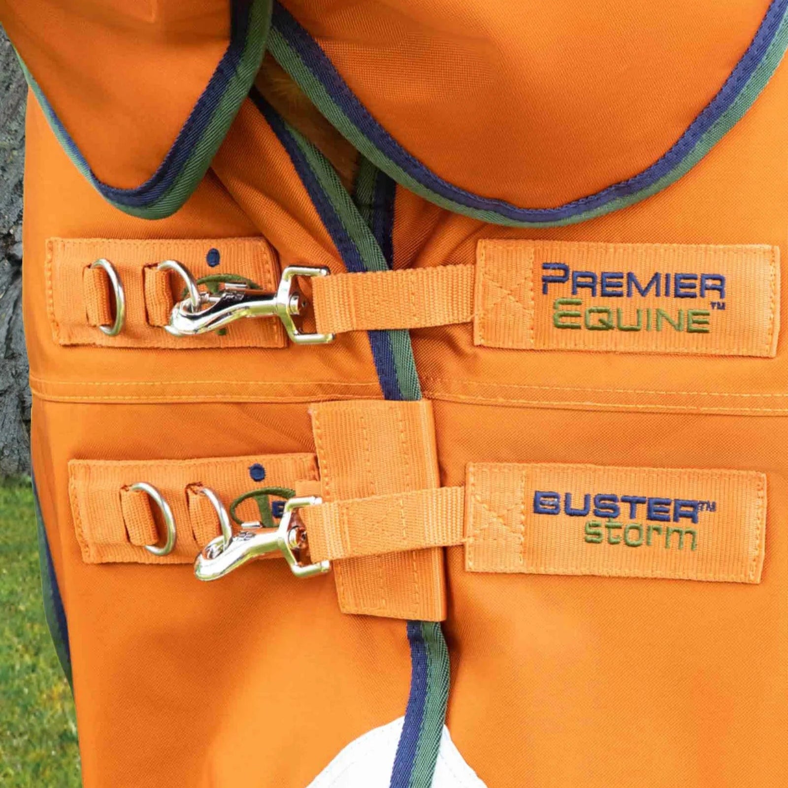 Premier Equine Buster Storm 400g Combo Turnout Rug with Classic Neck Burnt Orange