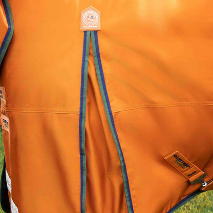 Premier Equine Buster Storm 400g Combo Turnout Rug with Classic Neck Burnt Orange
