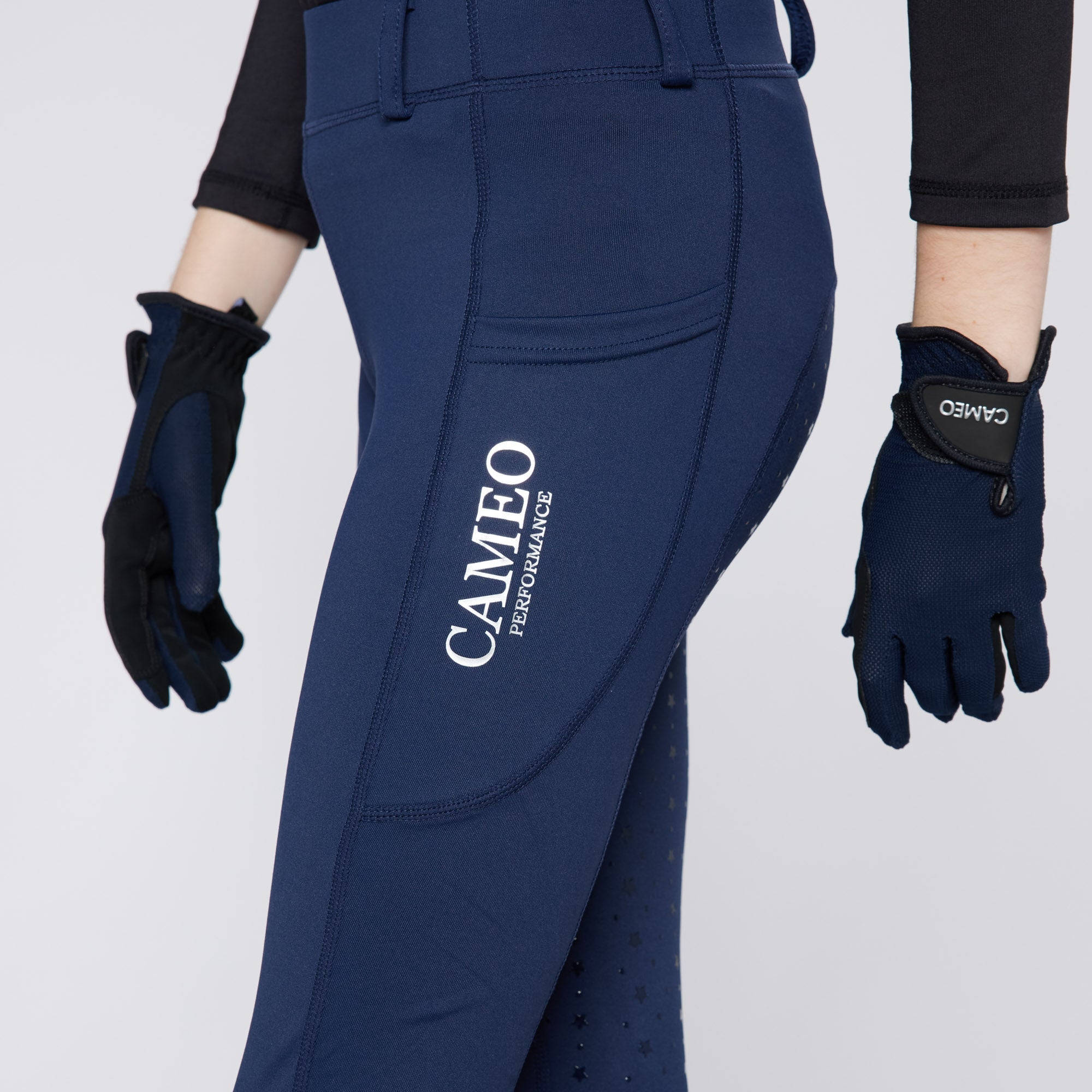 CAMEO Performance Riding Tights: Equestrian Apparel, Grip Seat, Phone Pocket, Four-Way Stretch. Shop Equiflair!