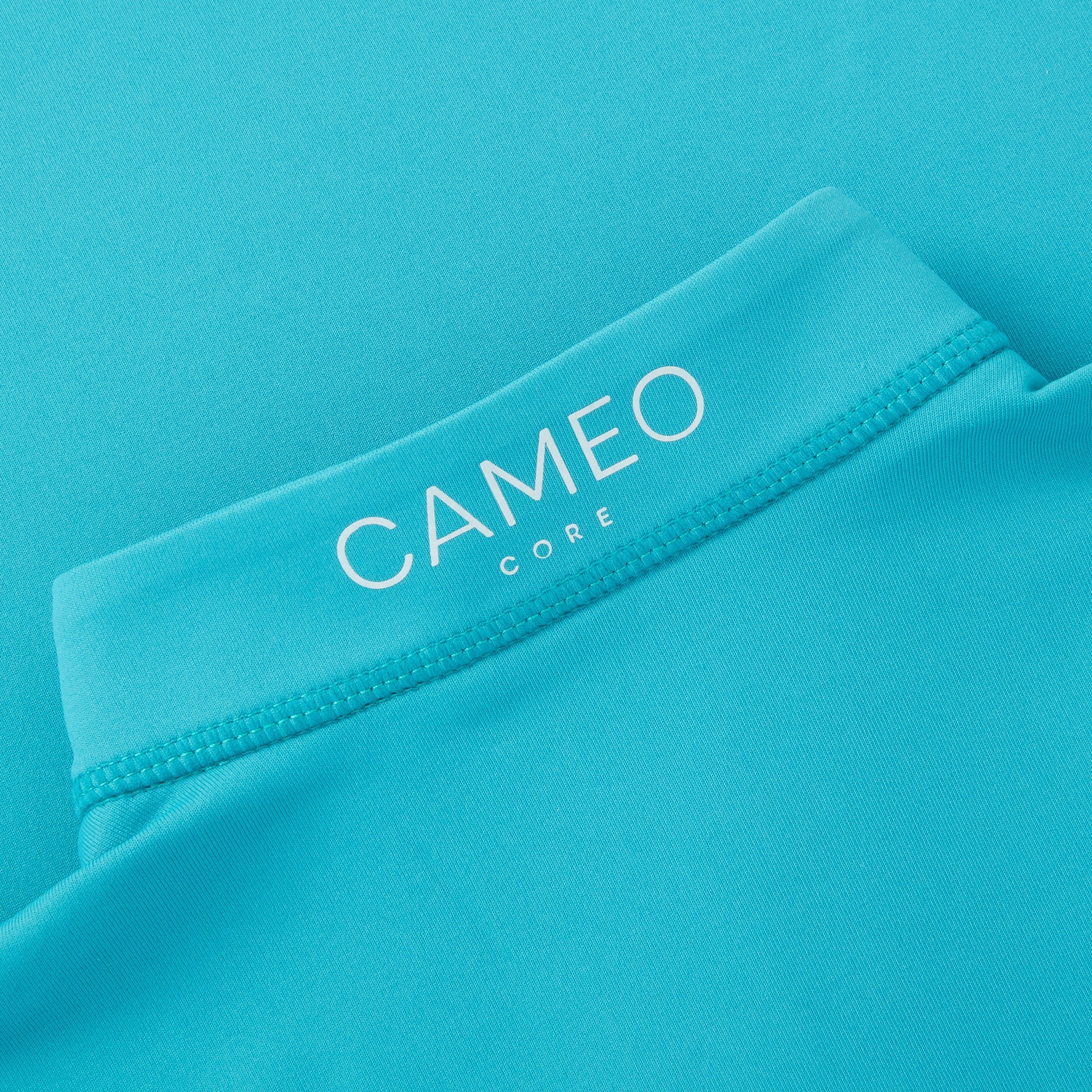 CAMEO Junior Core Baselayer - Equestrian Teal Blue Top for Kids | Equiflair