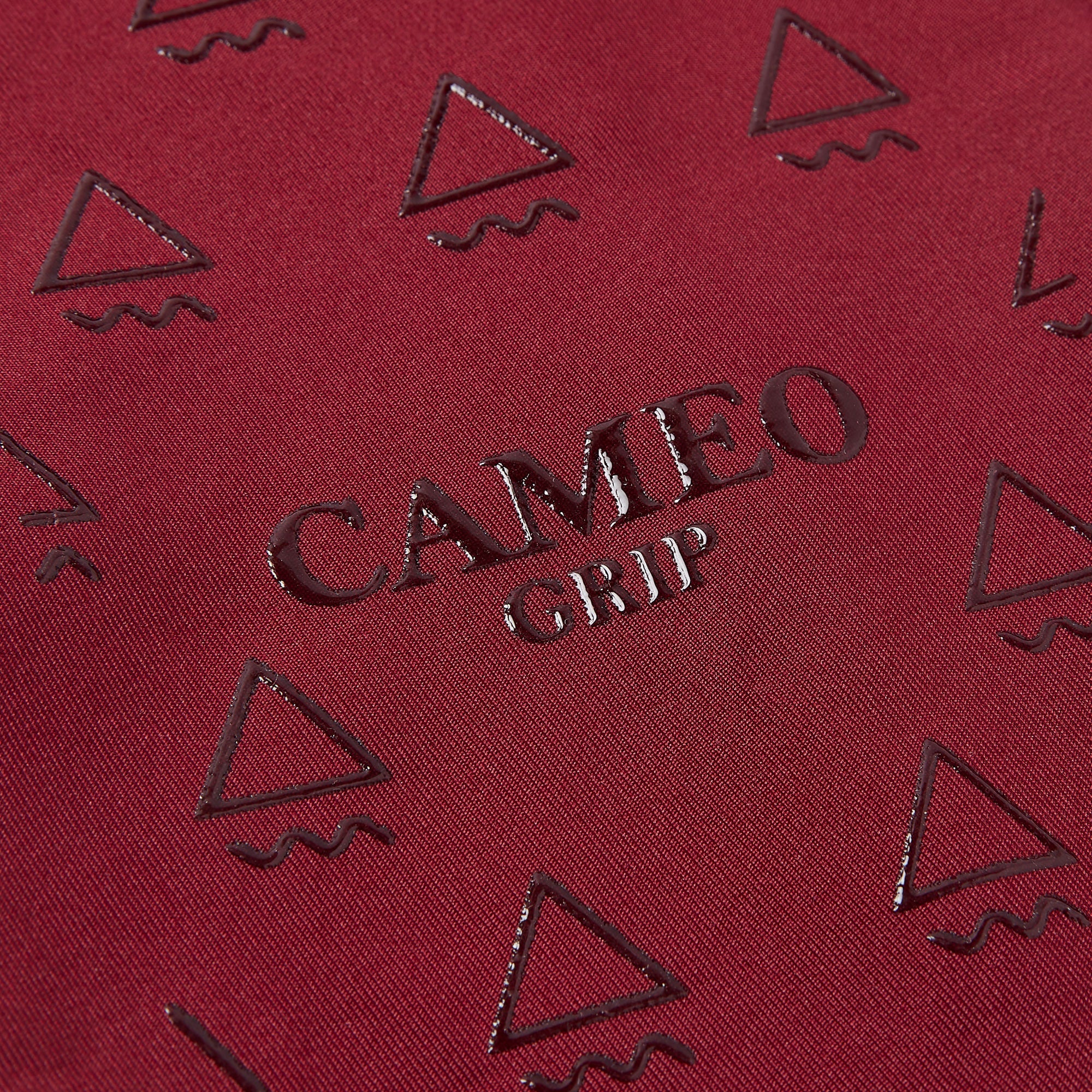 Children's Riding Tights: CAMEO Grip, Triangle Wave Pattern, Kids Equestrian Apparel