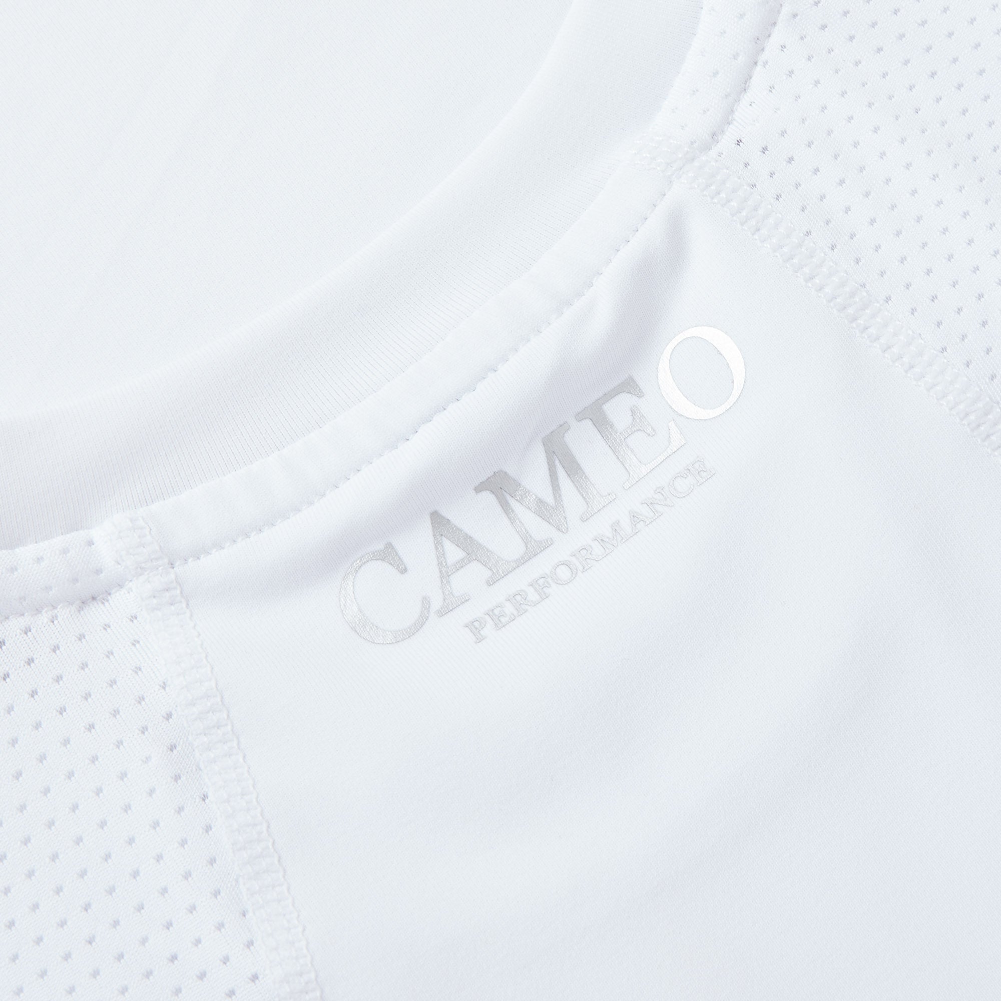 CAMEO PERFORMANCE Baselayer White Equestrian Top - Technical Riding Shirt from Equiflair