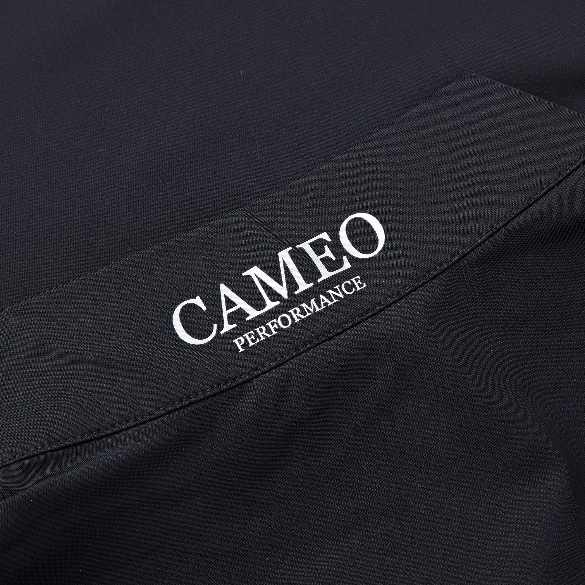Cameo Performance Black Competition Shirt: Short Sleeve, Breathable Fabric for Equestrian Sports