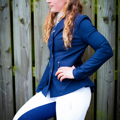 CAMEO ASPIRE NAVY Show Jacket for Equestrian Competition - Equiflair