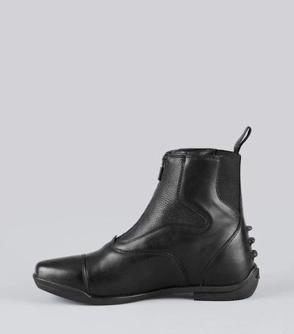 Premier Equine Calceus Black Leather Paddock Boots for Equestrian Riding & Stable Use