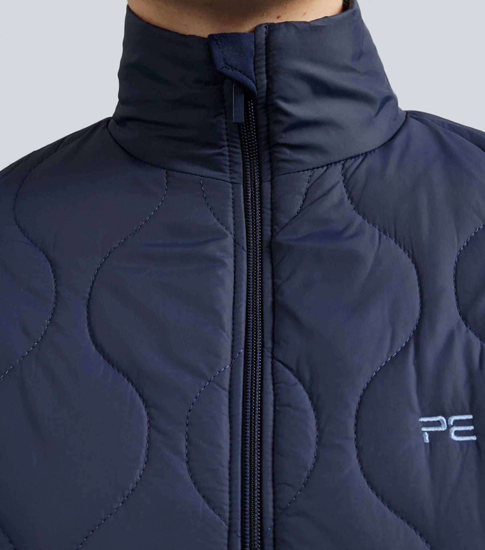 PREMIER EQUINE Womens Quilted Riding Gilet Navy - Equestrian Vest