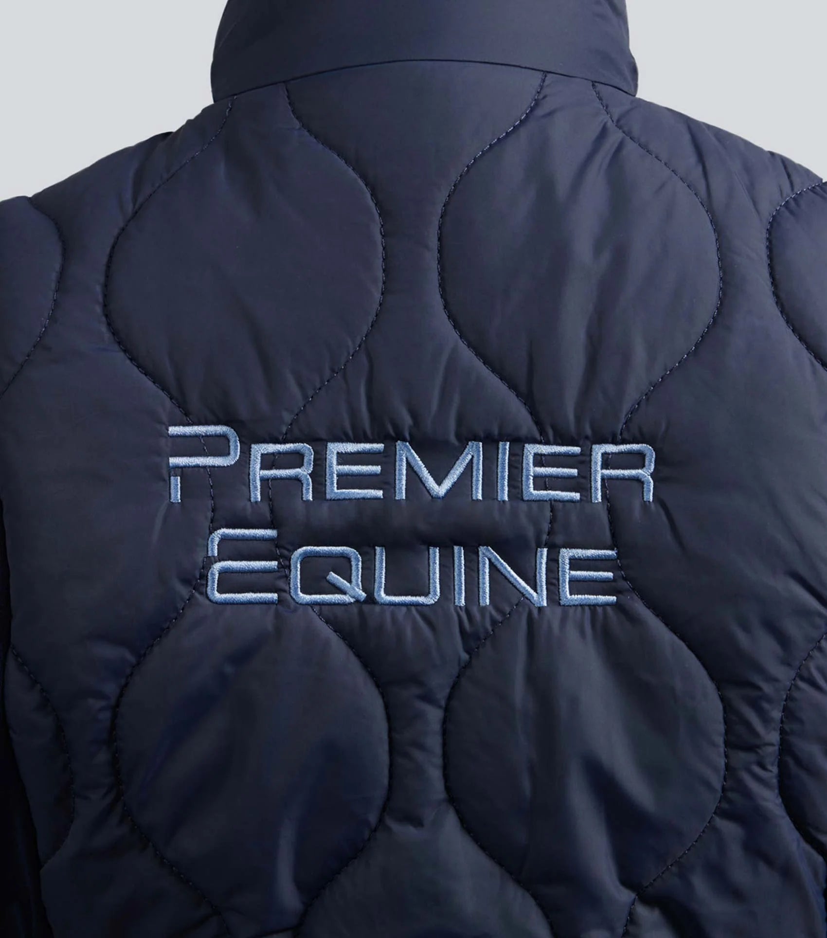 Ladies Premier Equine Navy Quilted Riding Gilet - Stylish Equestrian Apparel