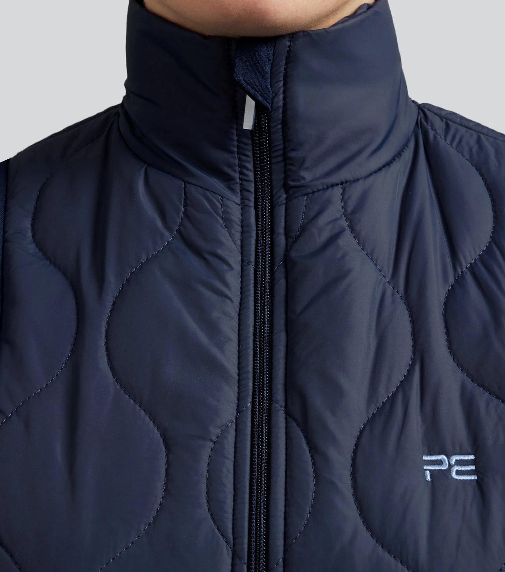 Premier Equine Campani Navy Quilted Riding Jacket Women's - Equestrian Apparel