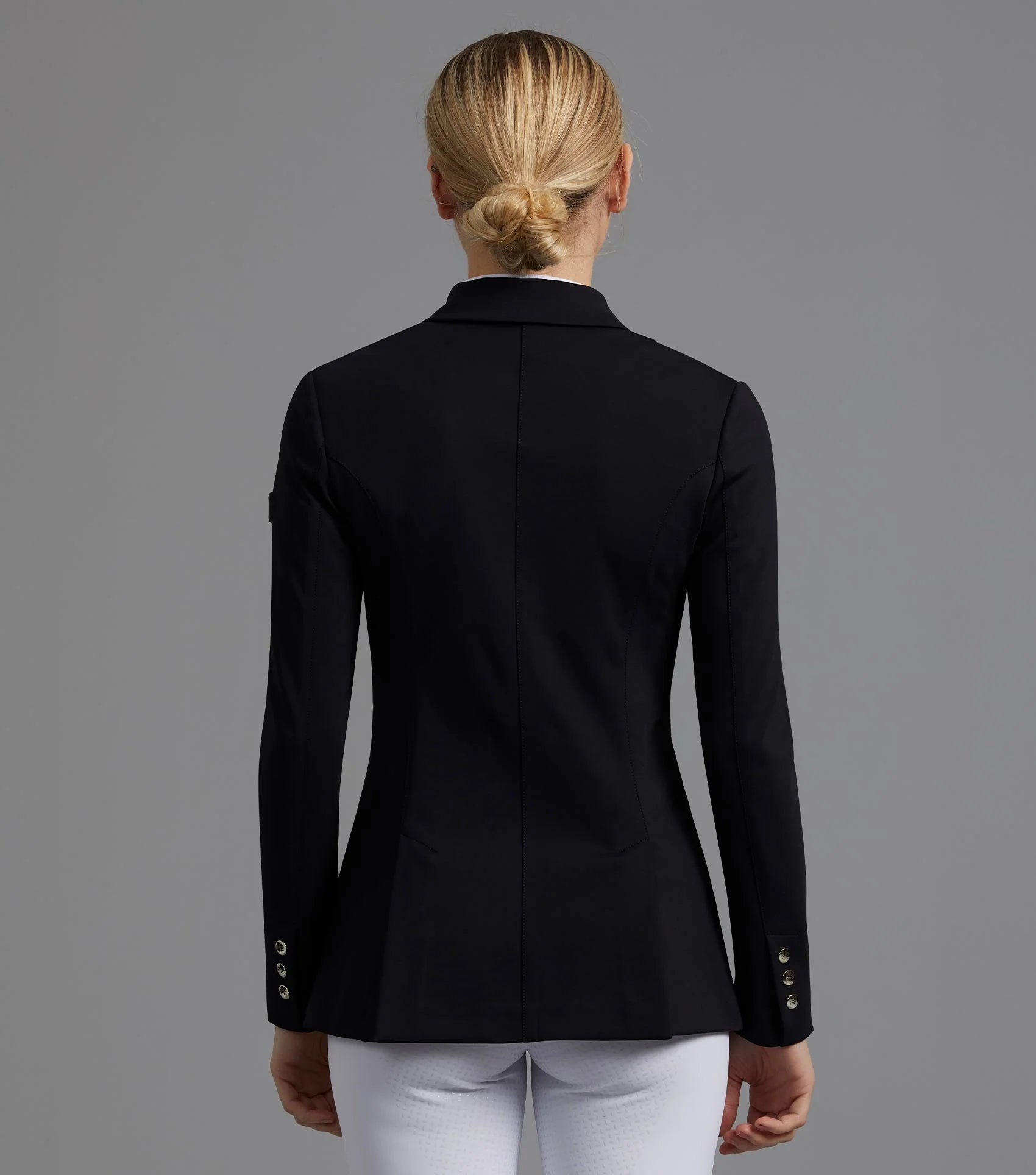PREMIER EQUINE Capriole Ladies Short Tail Black Dressage Jacket - Equestrian Competition Apparel