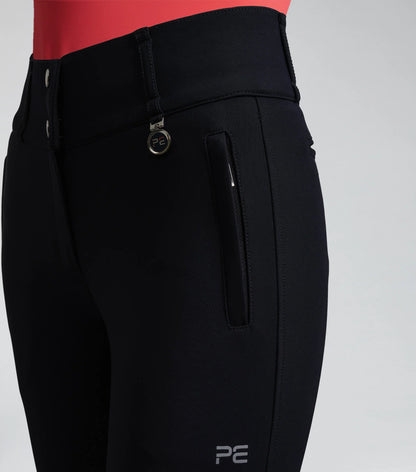 Premier Equine Carapello Ladies Full Seat Gel Riding Breeches - Black Equestrian Pants
