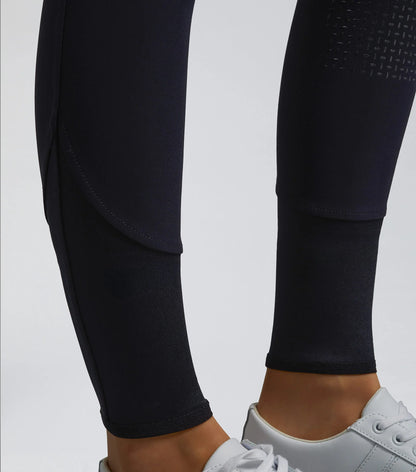 Premier Equine Ladies Full Seat Gel Riding Breeches in Navy: Technical Equestrian Leggings