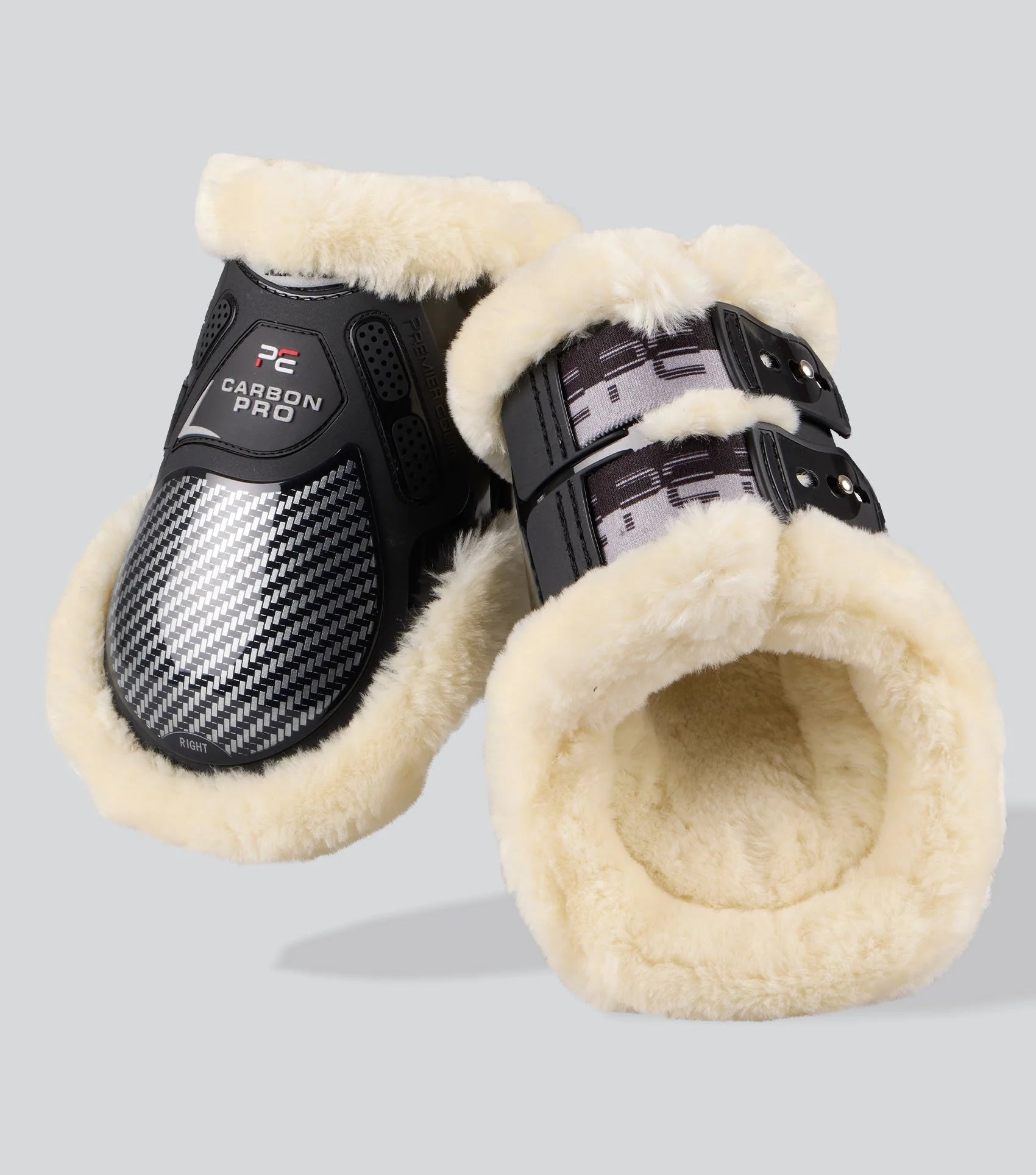 Premier Equine Carbon Pro Techno Wool Fetlock Boots - Equine Leg Protection