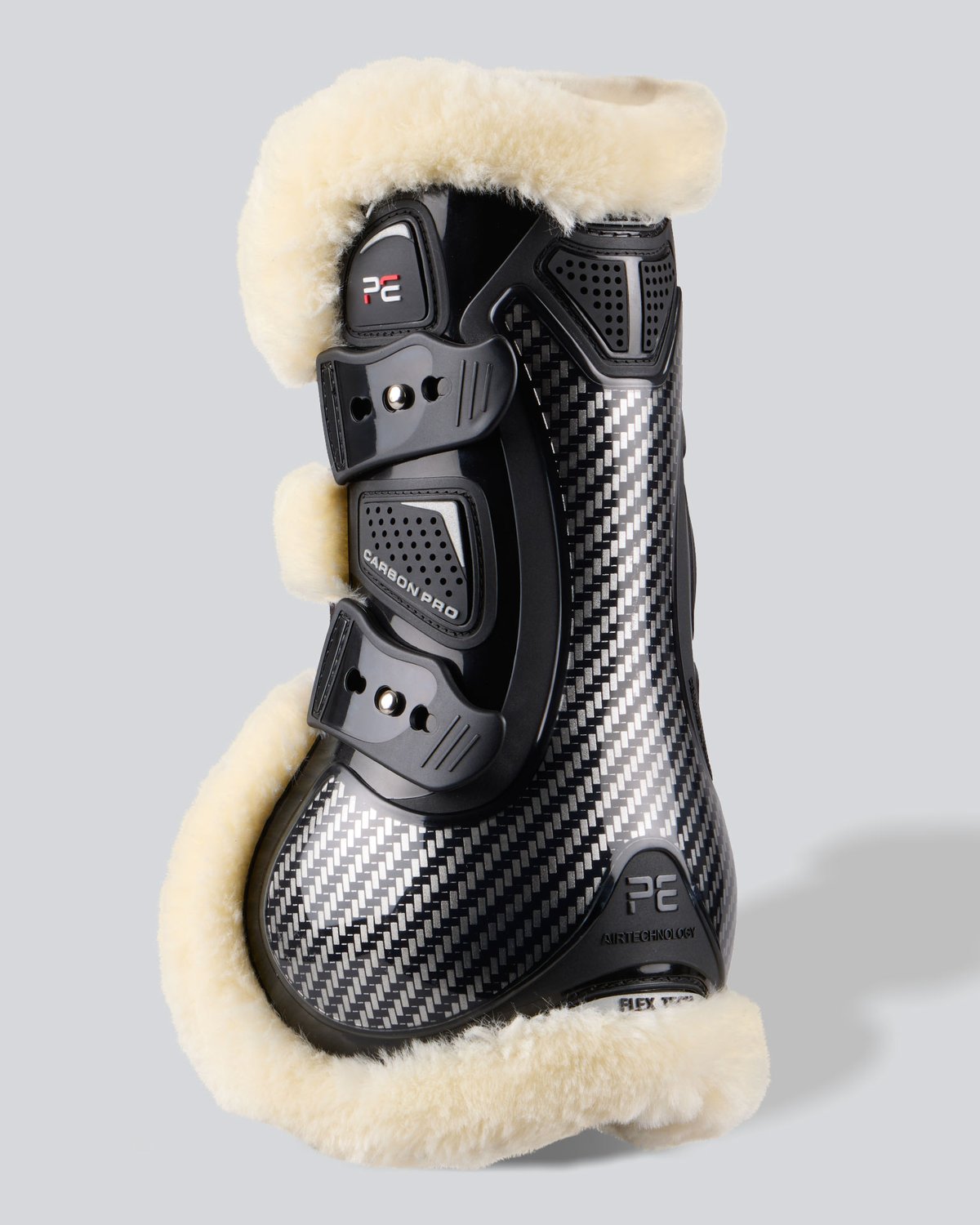 Premier Equine Carbon Pro Tendon Boots Black - Horse Leg Protection