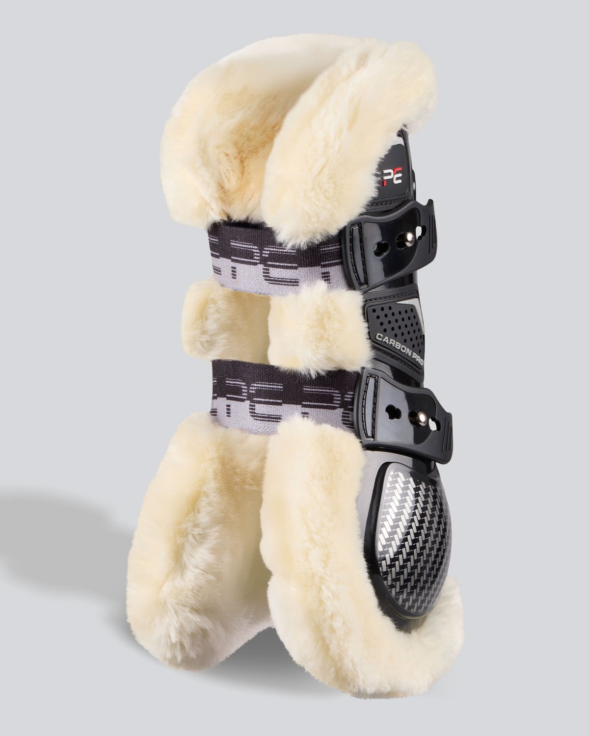 Premier Equine Carbon Pro Tendon Boots Black - Horse Leg Protection Equestrian Gear